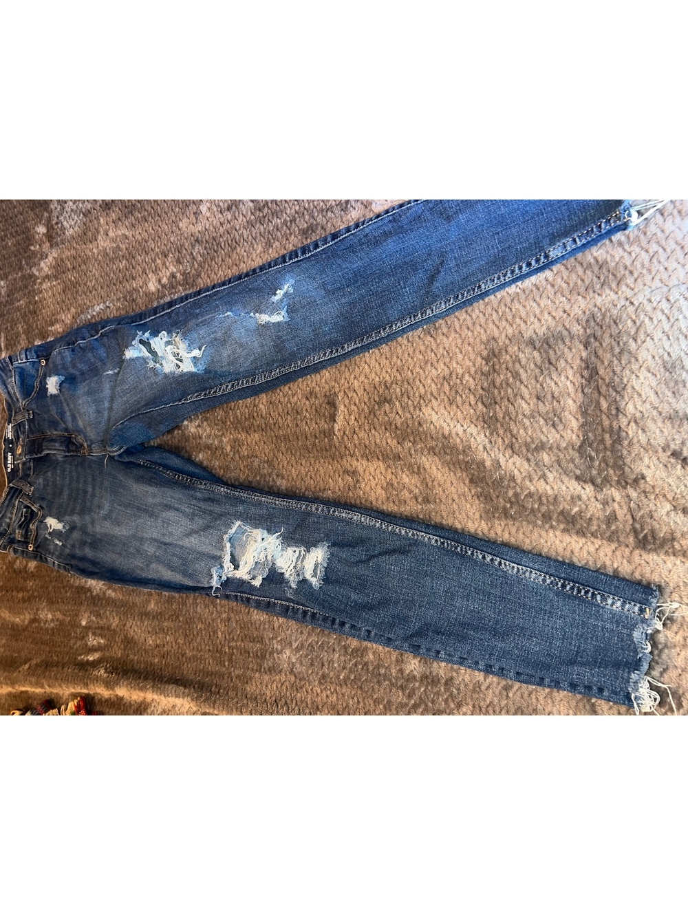Old Navy, Extra High Rise, Rockstar Super Skinny Jean, size 0